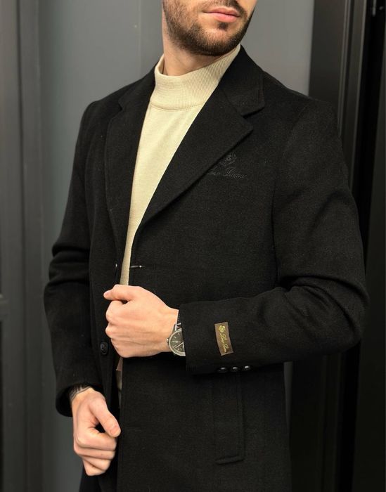 Арт.25 Чоловіче пальто Loro Piana 48,50,52,54,56,58 шерсть/кашемір