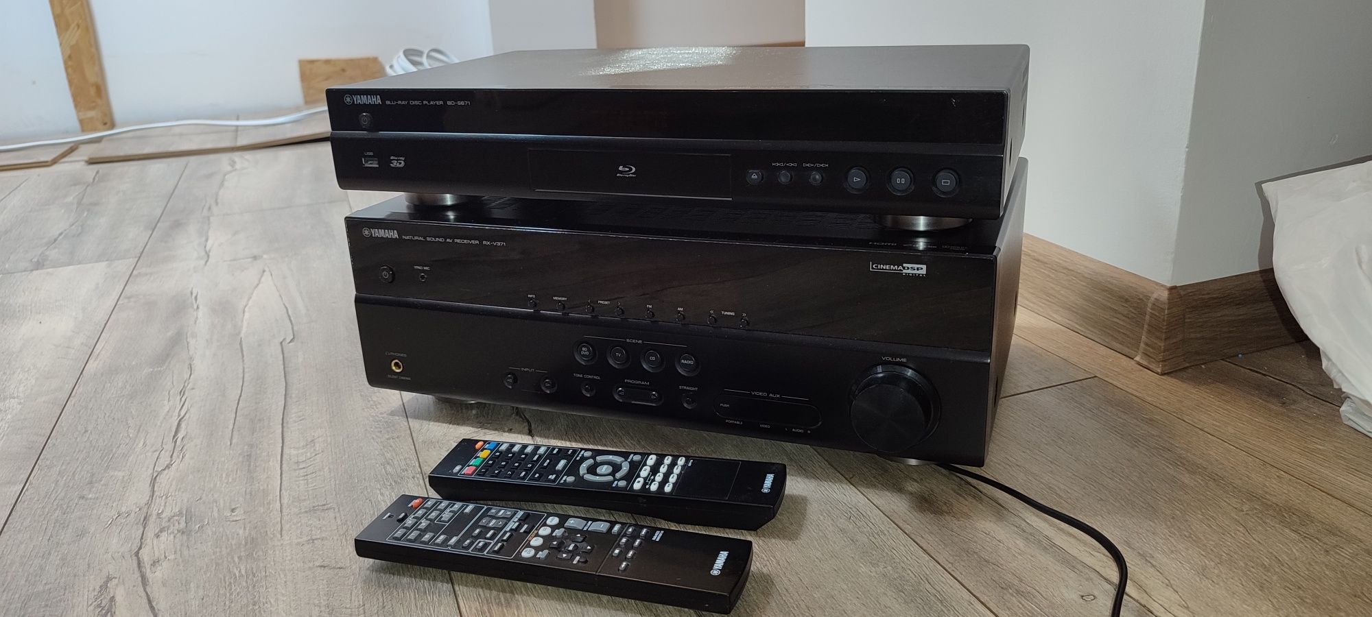 Zestaw Yamaha Dvd i amplituner
