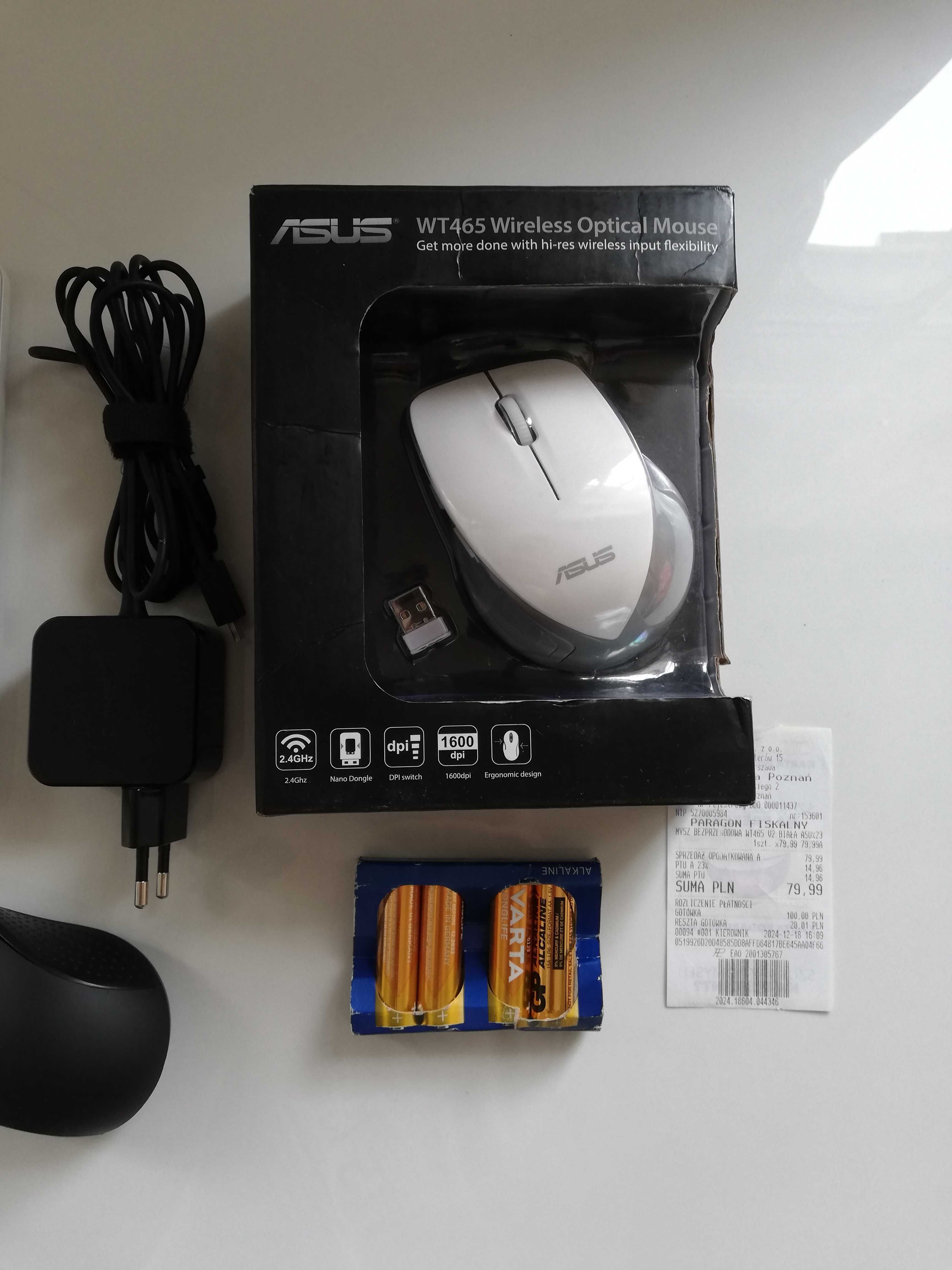 Notebook ASUS E200H + torba, myszki, baterie – gotowy do pracy!