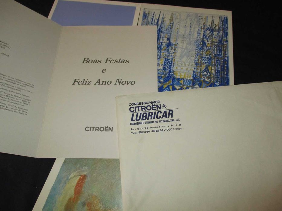 4 Postais Maluda Cargaleiro Alarcão Júlio Citroën