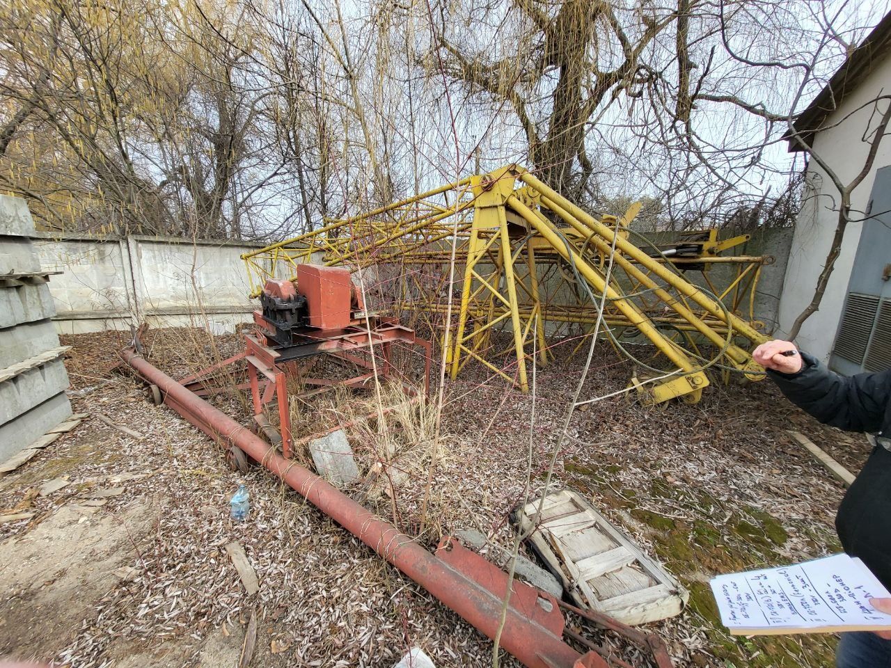 Кран піонер та 
Стріла