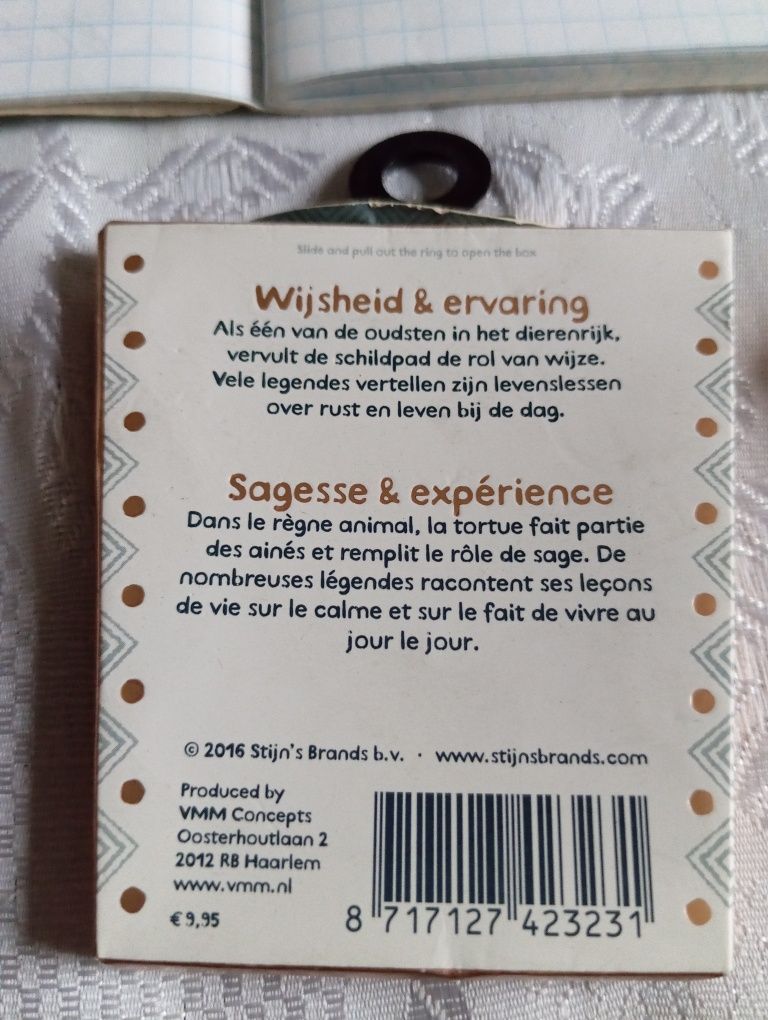 Biżuteria amulet żółwia nowy