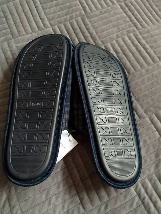 Nowe ciepłe kapcie męskie Sinsay r.45/46