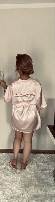 Szlafrok ślubny panna młoda świadkowa s m l xl xxl