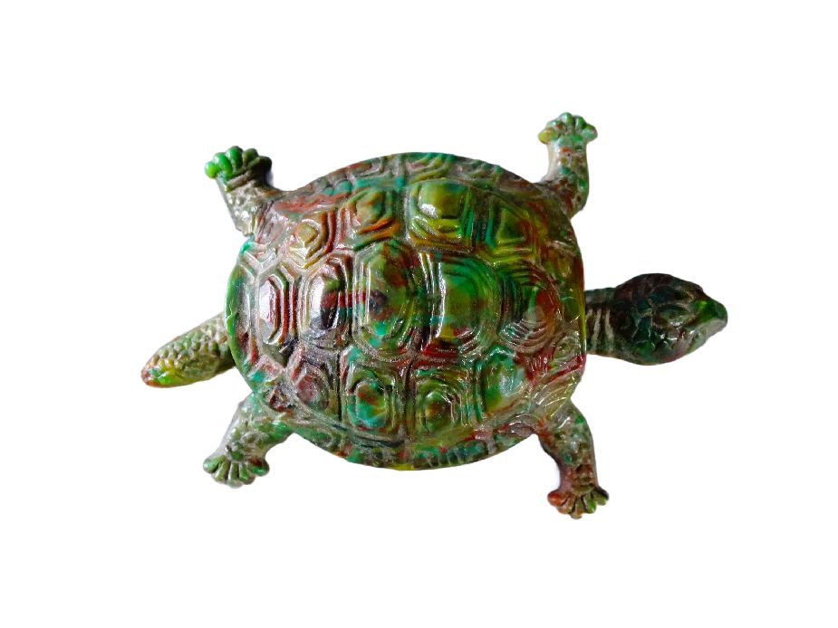 stara zabawka plastikowa żółw