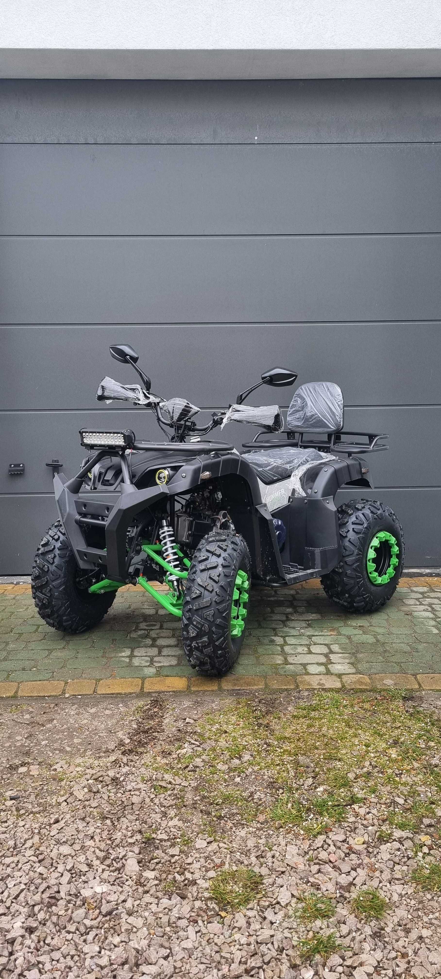 Quad ATV 200A HUMMER MAX KOŁO 10" Czarno Zielony