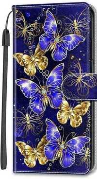 Flip Etui Dla Xiaomi Redmi Note 12 Pro Speed Wytłoczony Motyl Odpinany