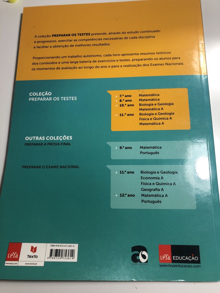 Preparar os Testes - Matemática A 10 Ano