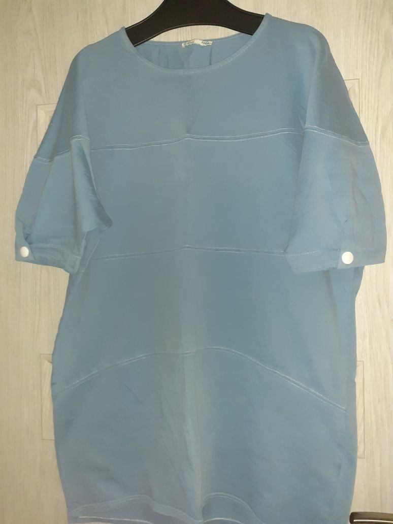 Zara tunika mini baby blue