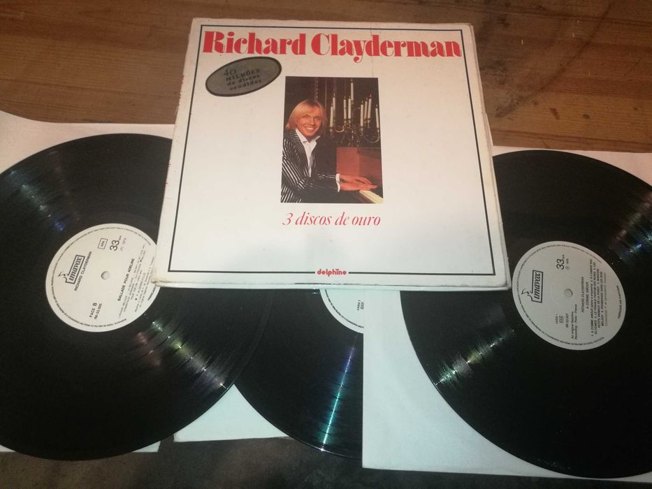 Richard Clayderman - 3 Discos de Ouro 3XLP