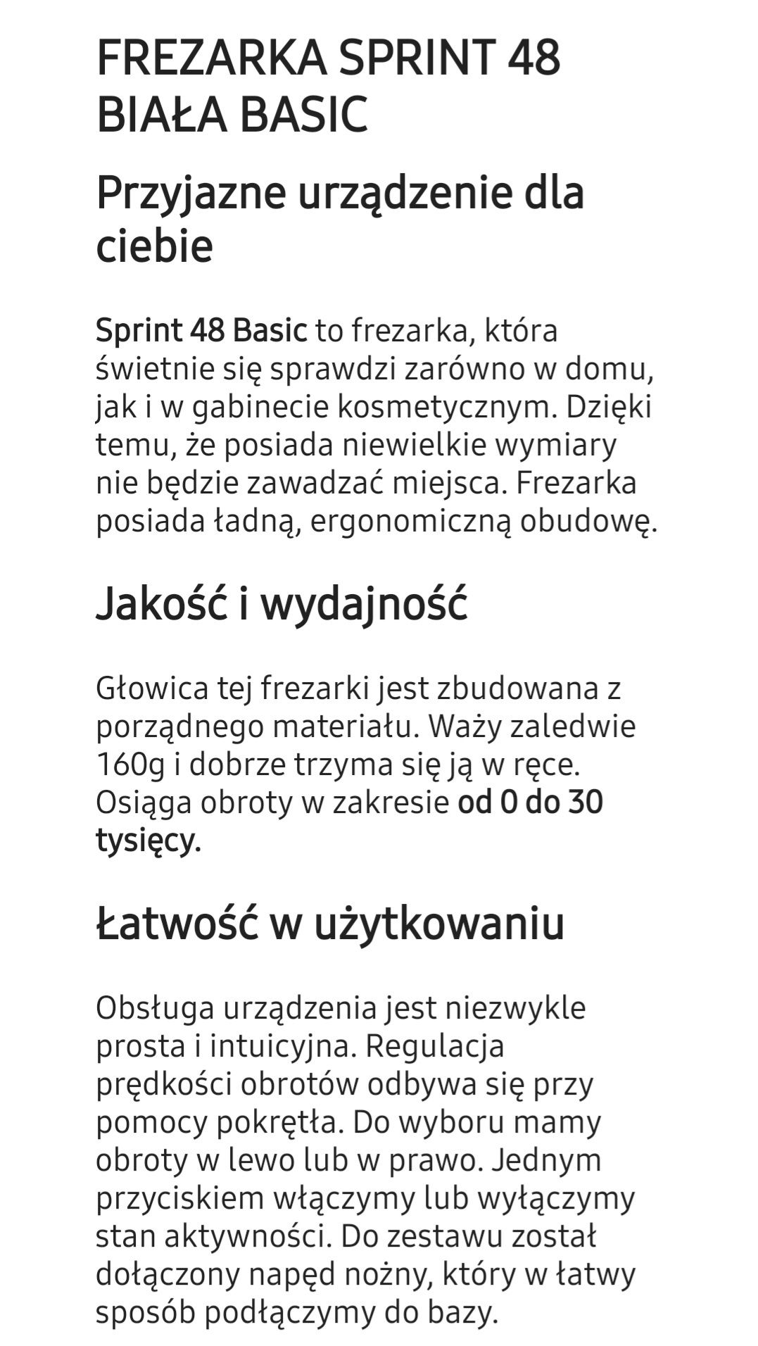 Frezarka Sprint 48
