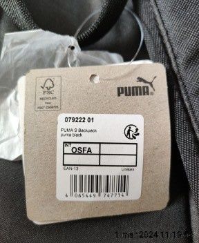 Plecak Puma Czarny