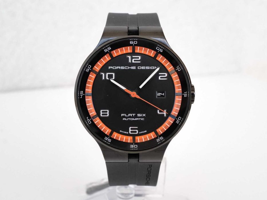 Porsche Design Flat Six Black Dial 44mm