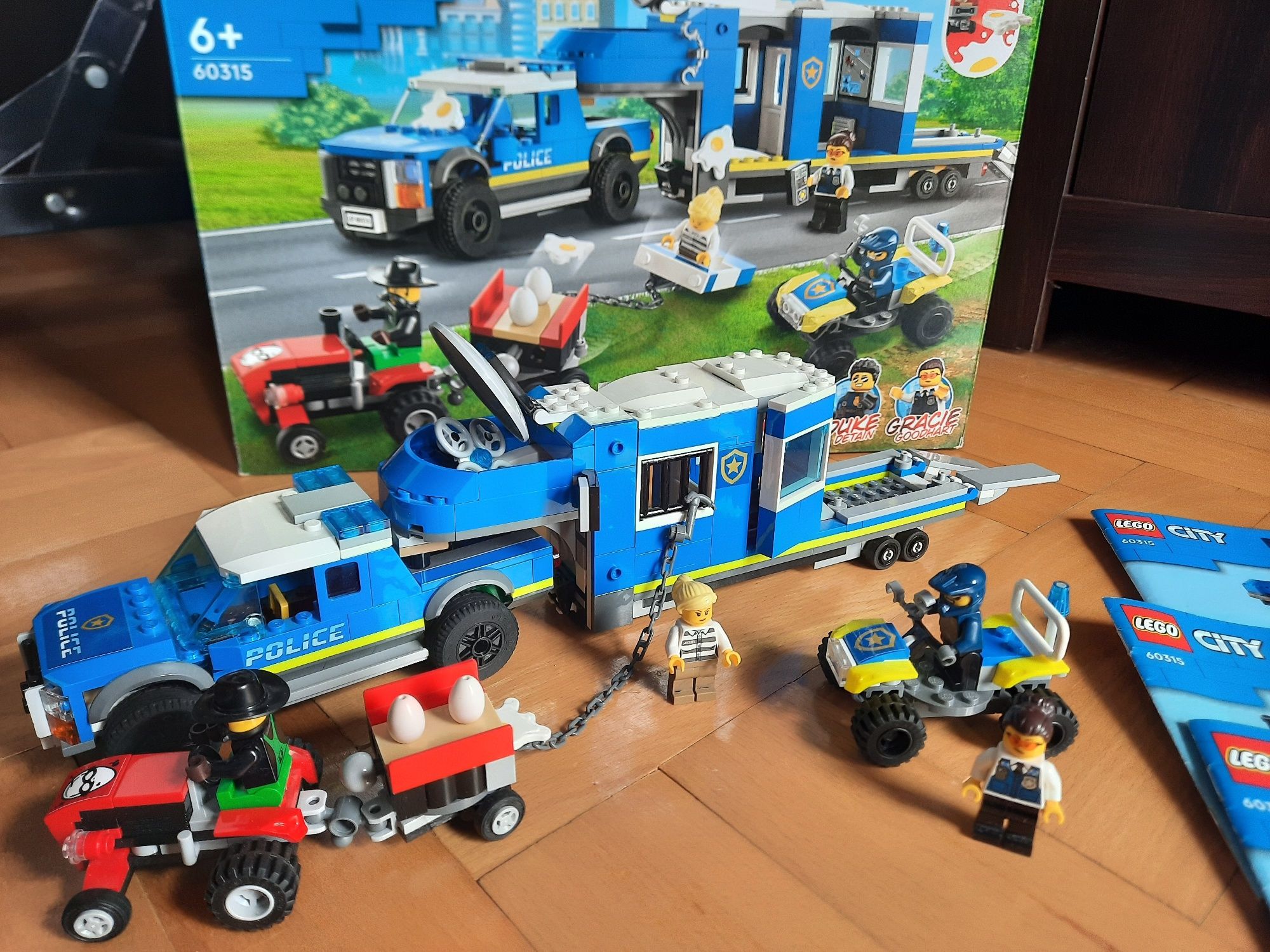 lego city 60315 mobilne centrum dowodzenia Policji wiek 6 plus