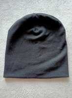 Czarna czapka bawełniana unisex