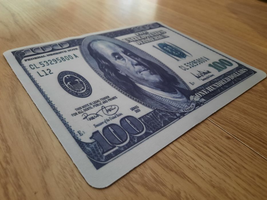 Розпродаж! 100$ доларів ! Коврик для комп'ютерної миші ! Килимок ПК