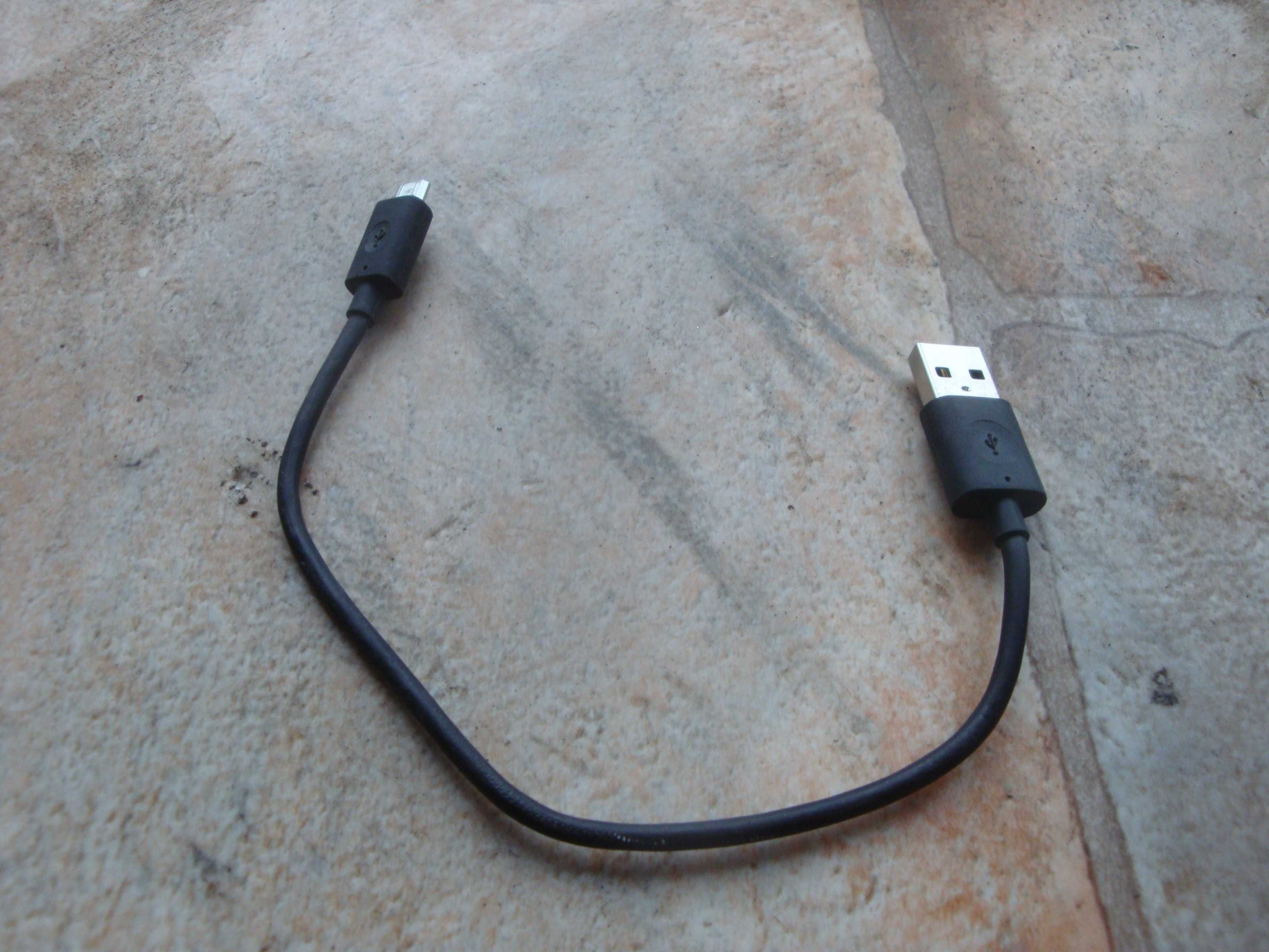 Короткий кабель USB - Micro-USB до мобільних телефонів