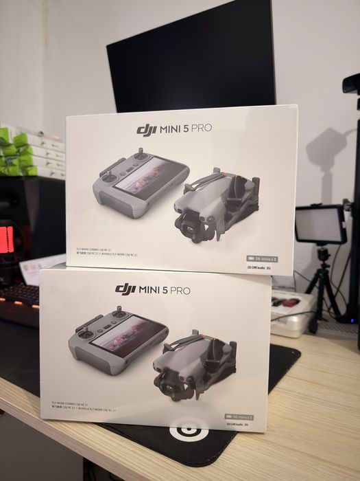 DJI Mini 5 Pro - Pack, Selado e Novo