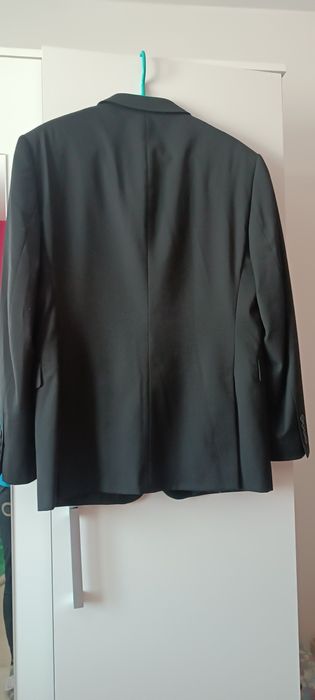 Marynarka czarna męska Dressman 48