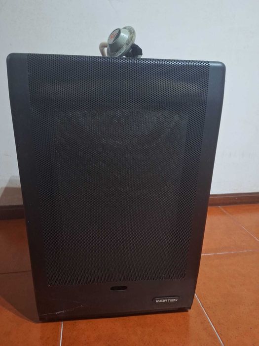Aquecedor a gás (botija) — usado e a funcionar
