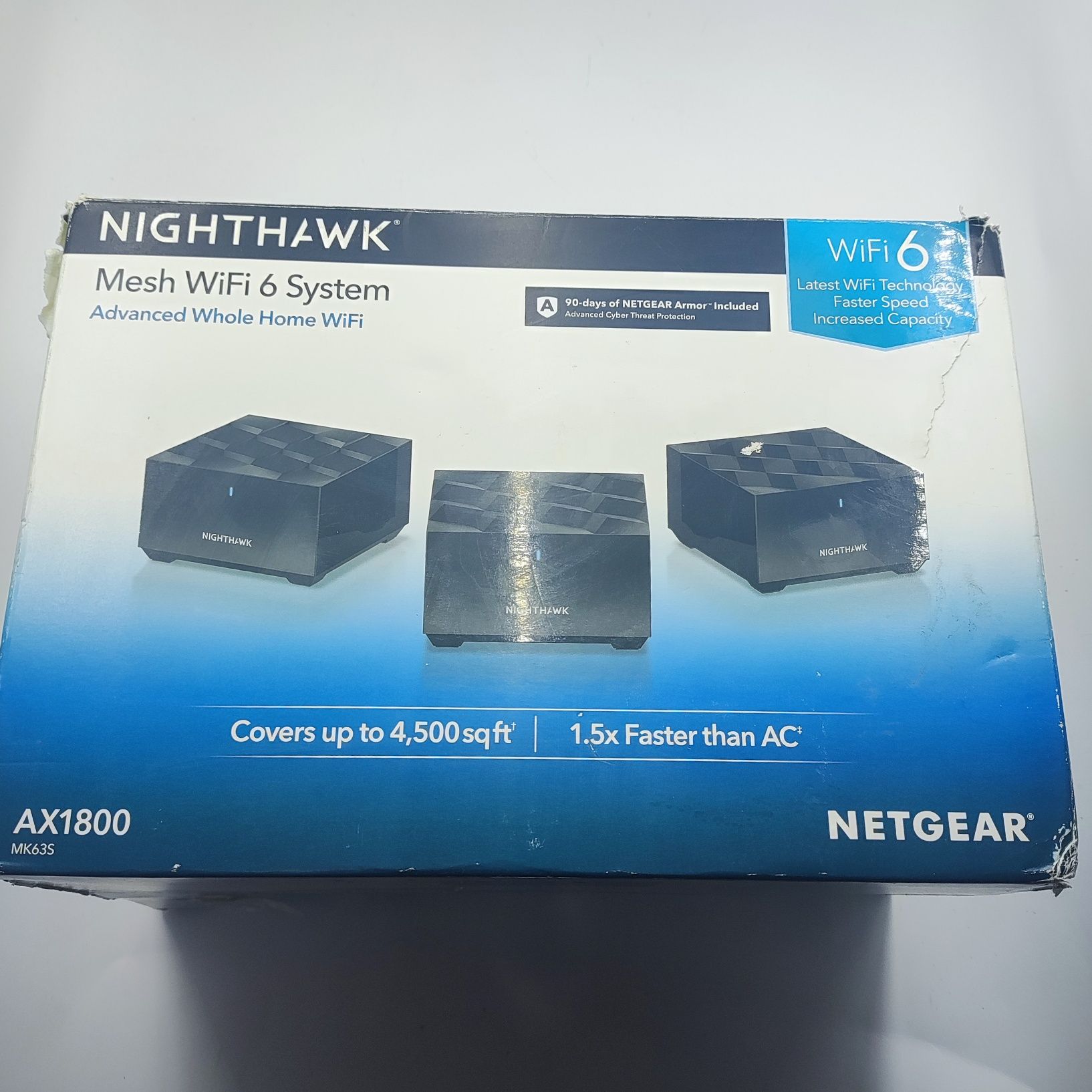 Маршрутизатор роутер Netgear nighthawk mk63s mesh AX1800 WiFi 6