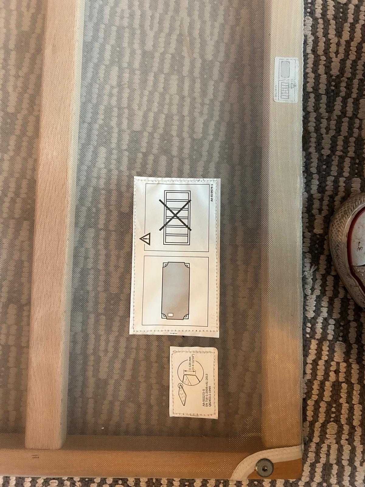 Berço IKEA modelo SMÅGÖRA (semi-novo) + colchão VYSSA