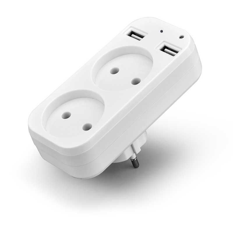 Mini Ukryta Kamera Rozgałęźnik Adapter Ładowarka FULL HD Wifi