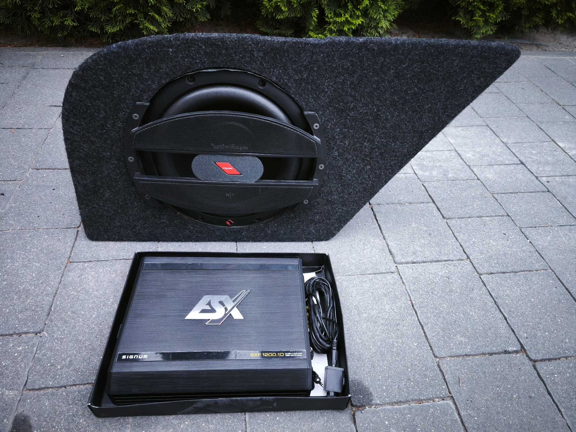 Obudowa subwoofera Basser VW Arteon + Rockford Fosgate R2D4-10