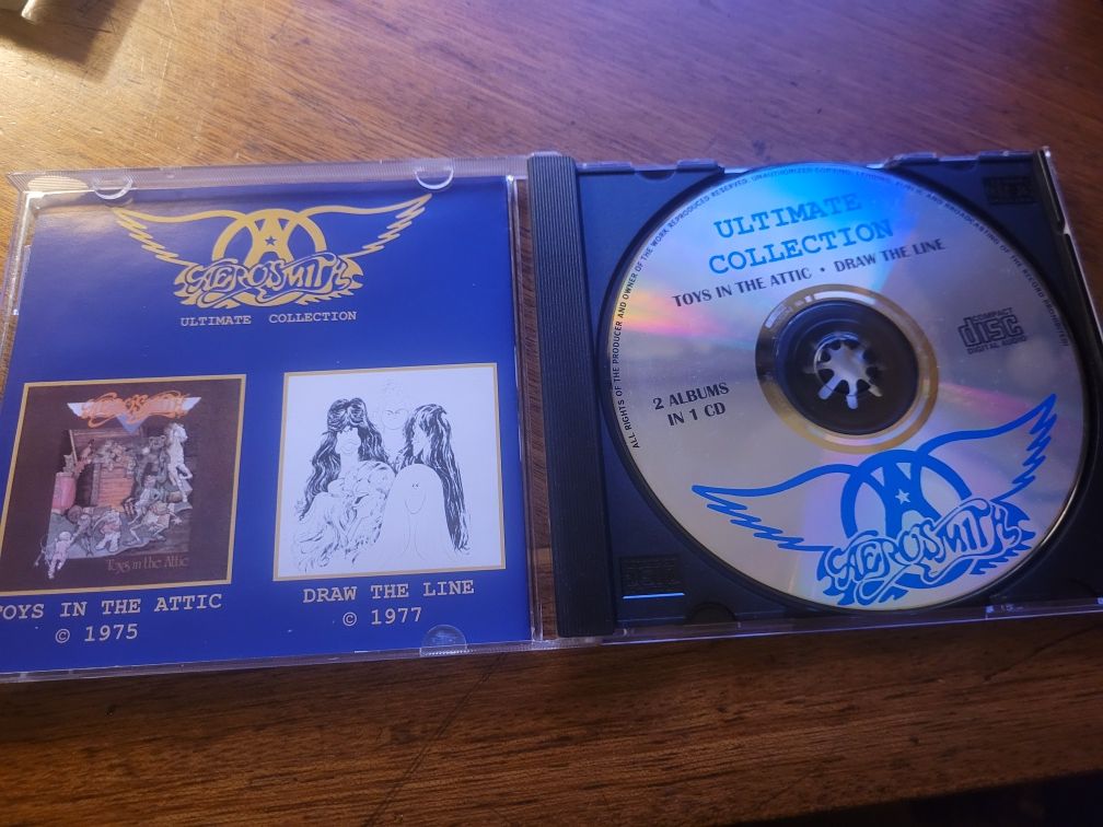 CD Aerosmith Toys in the Attic/Draw the Line 1975/1978