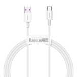 Baseus Superior kabel USB - USB Typ C 66 W 6A 1 m Biały (CATYS-02)