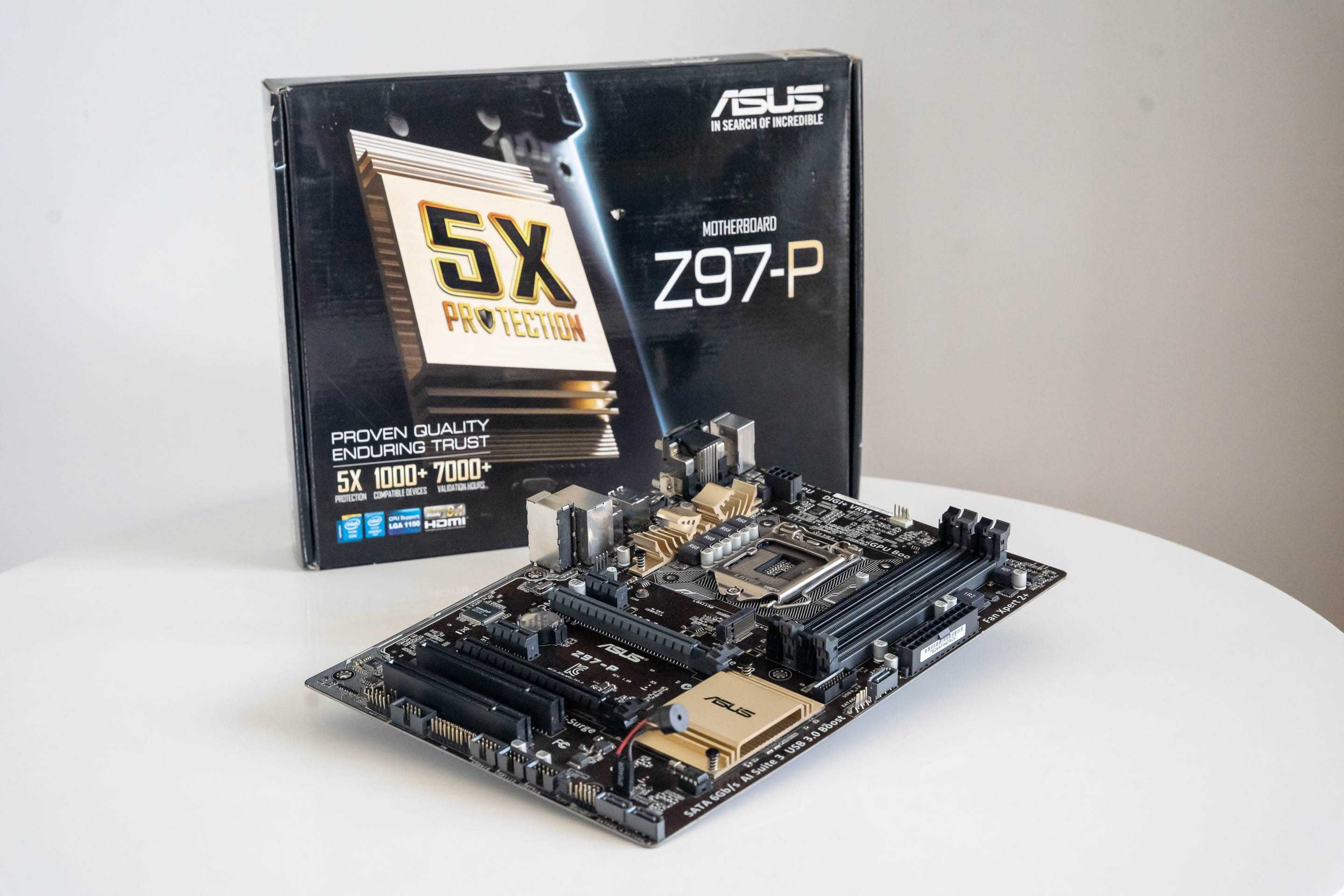 Zestaw płyta główna ASUS Z97-P + procesor Intel Core i7-4790 (3,6 GHz)