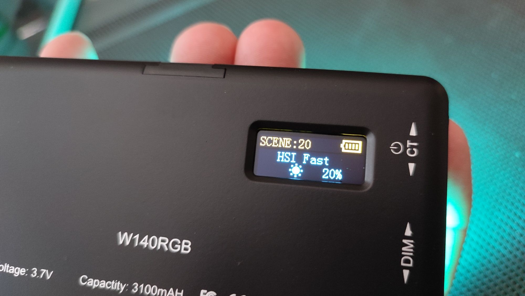 Geekman W140 світло RGB панель лампа фото відео зйомки для YouTube