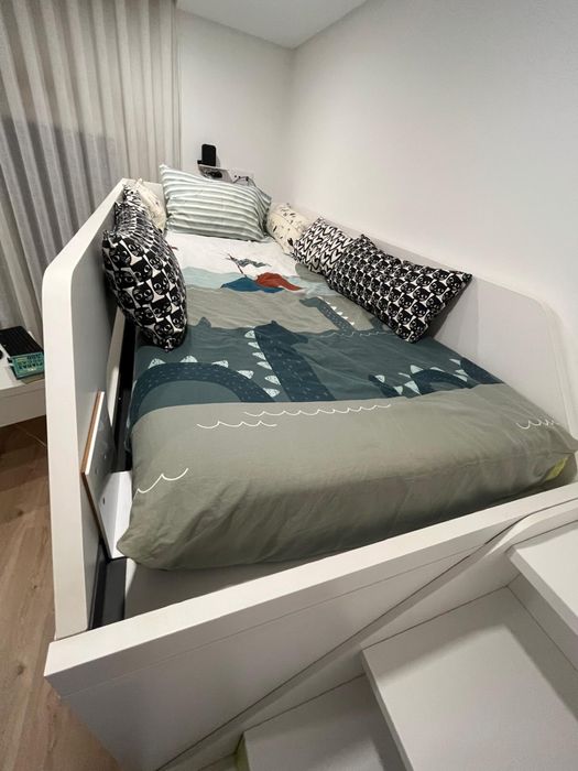 Estudio de cama beliche  com colchao