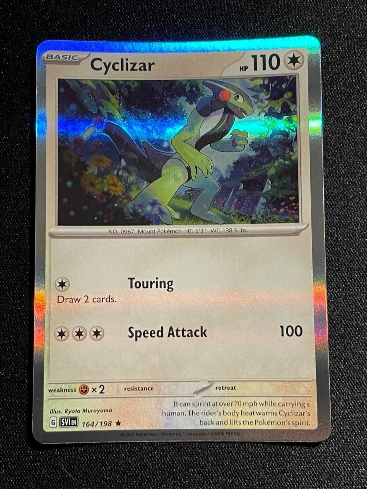 Carta Pokémon Cyclizar 164/198 Scarlet & Violet