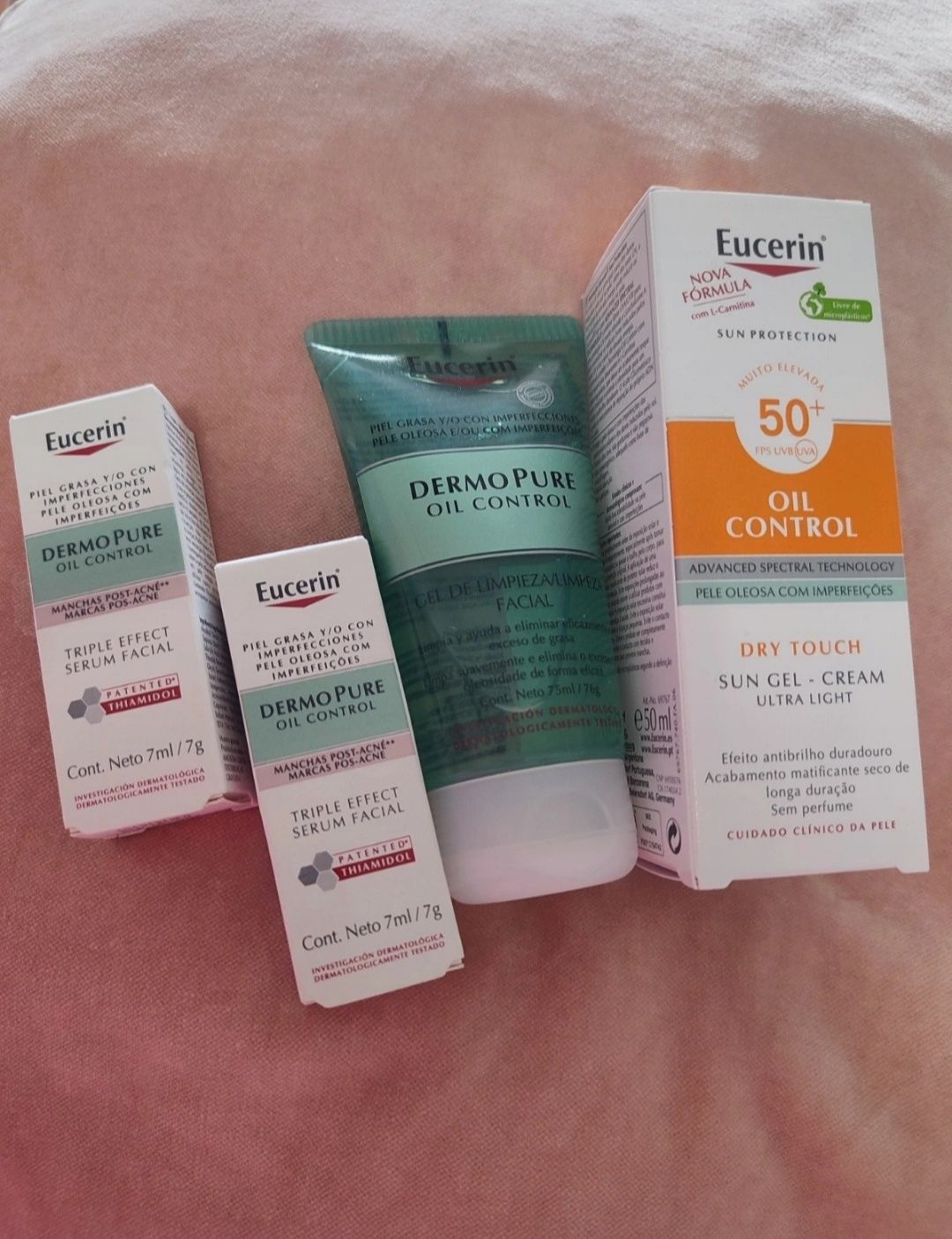 Eucerin oil control 50+ e  dermopure gel de limpeza