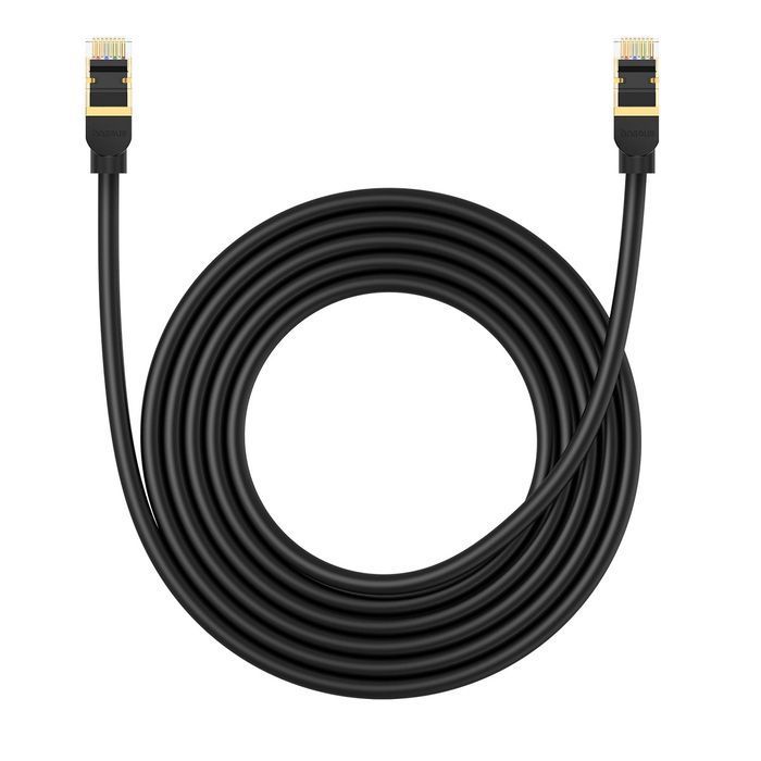 Kabel Ethernet Baseus High Speed Cat 8 40 Gb/s 3m - czarny