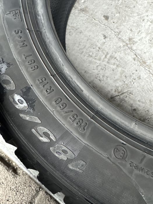 185.60.15 opony zimowe pirelli super stan z montazem