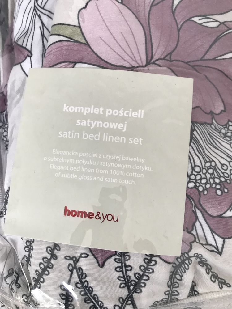 Komplet pościeli Home&You 140x200 bawełna satynowa