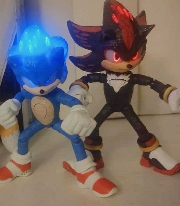 Sonic 3. Szybki jak błyskawica. Figurki Led. Na sztuki.
