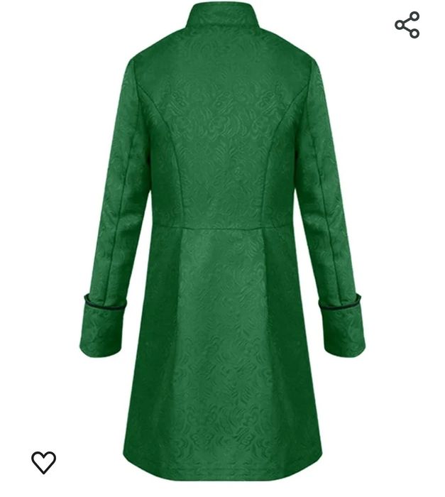 Kostium na Halloween Męski frak, męska średniowieczna marynarka steamp