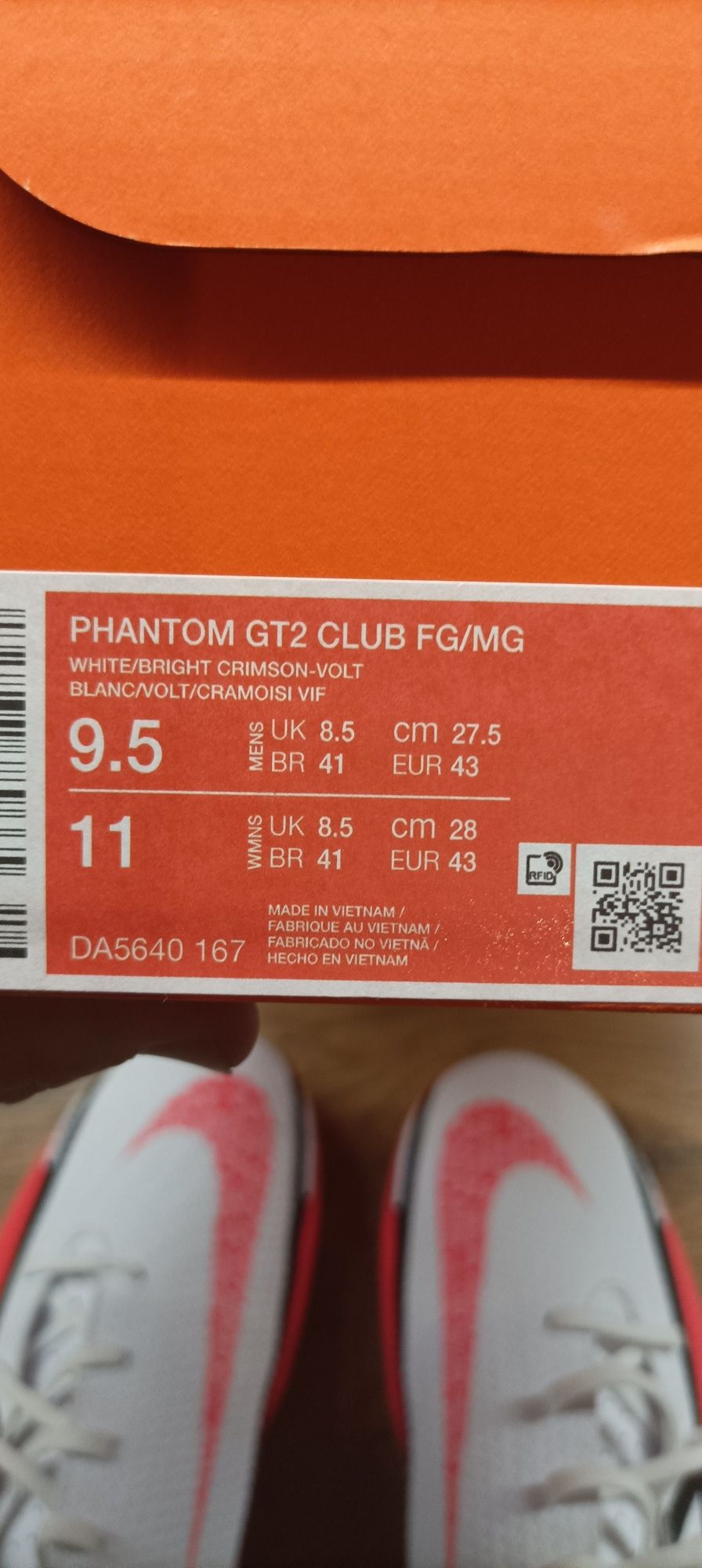 Korki NOWE Nike Phantom 43 27.5 cm GT2 Club FG/MG