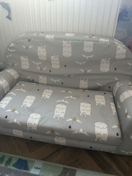 Kanapa sofa dziecięca rozkladana piankowa