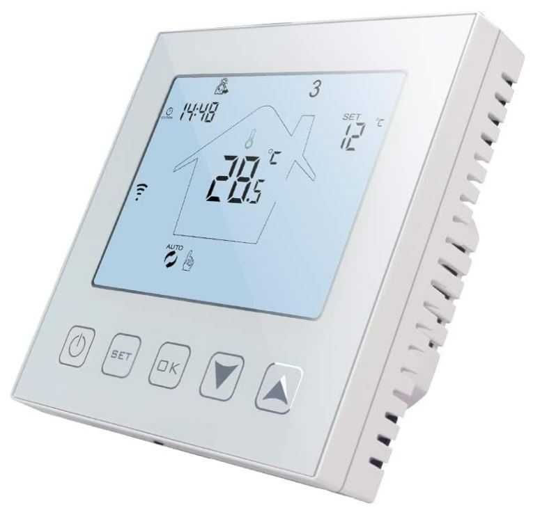 Termostat KETOTEK KTF0155B do wodnego ogrzewania podłogowego