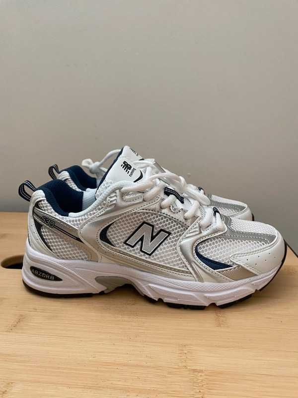 New Balance530_White Sneakersy Damskie_Moda Modne 38.5