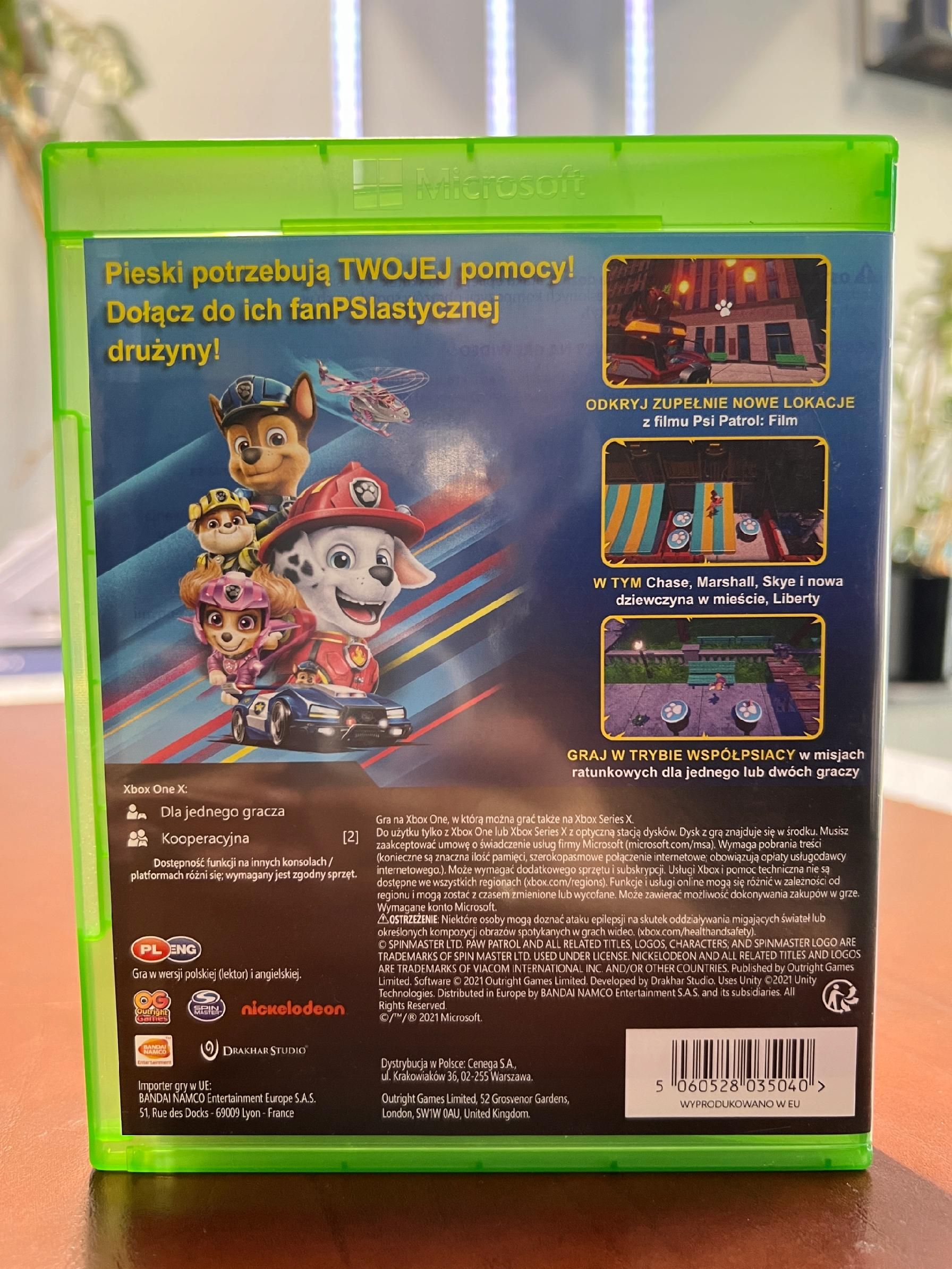 Xbox One / Series X Psi Patrol Miasto Przygód Wzywa Po Polsku