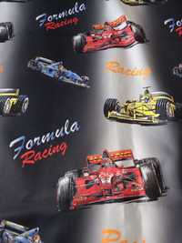 145х148 см покрывало Formula Racing на детскую кровать  автогонки