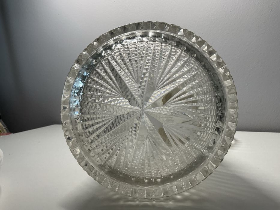 Wazon PRL kryształowy