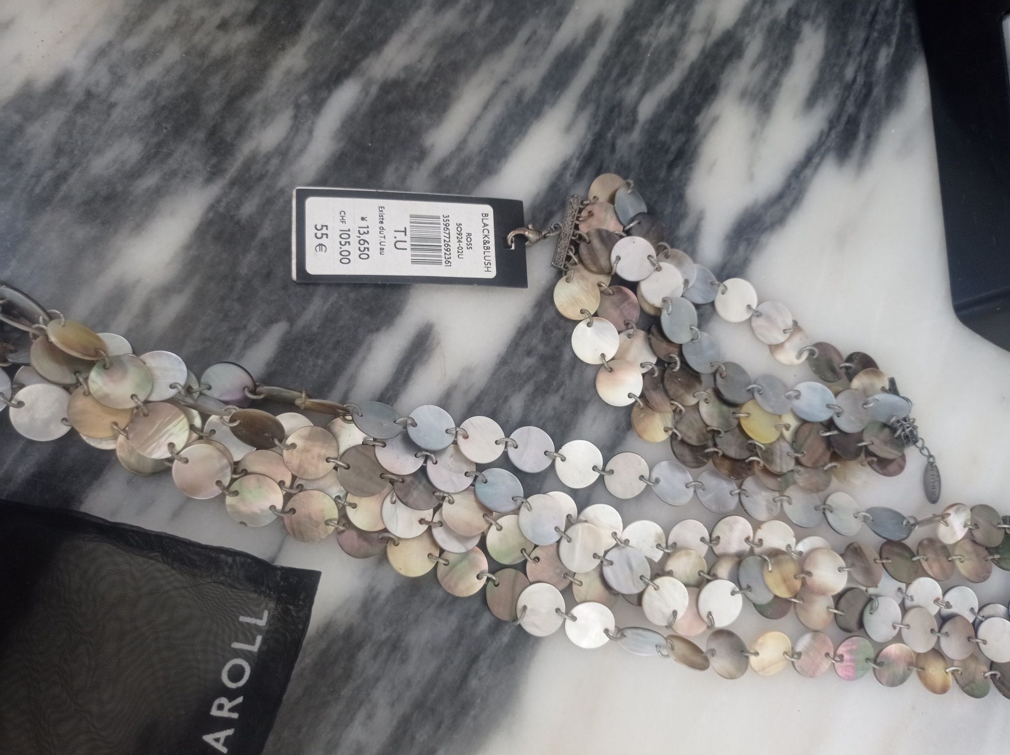 Conjunto colar e pulseira Carol