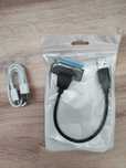 Kabel USB 1m USB-A - USB-C + adapter SSD, HDD 2,5'' SATA III - USB 3.0