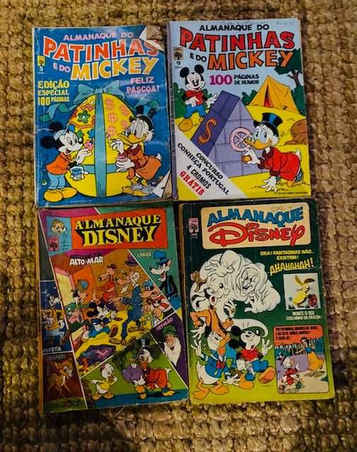 Revistas Mickey, Pateta, Zé Carioca, Bolota...